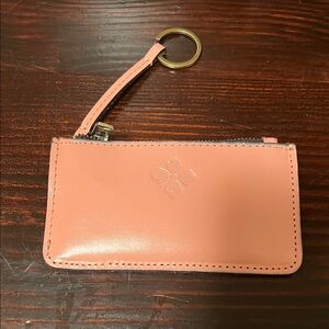 Patricia Nash Elegant Pink Leather Keychain Wallet